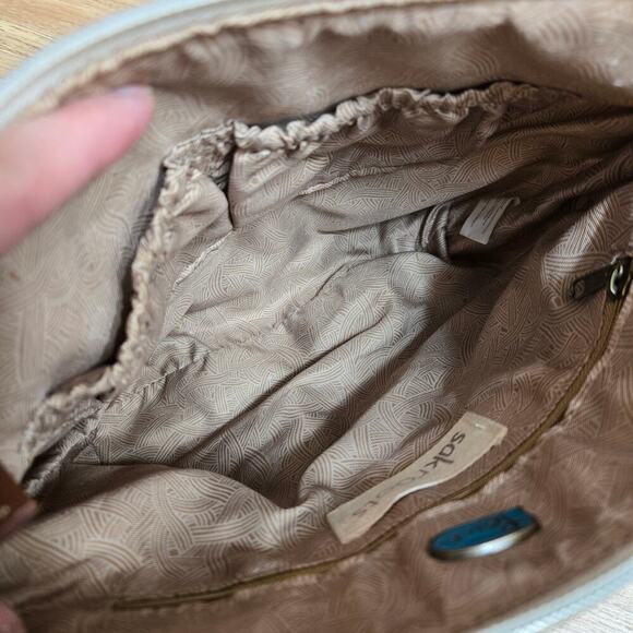 Sakroots Artistic Owl Crossbody Purse Embroidered Strap Boho - Picture 11 of 16